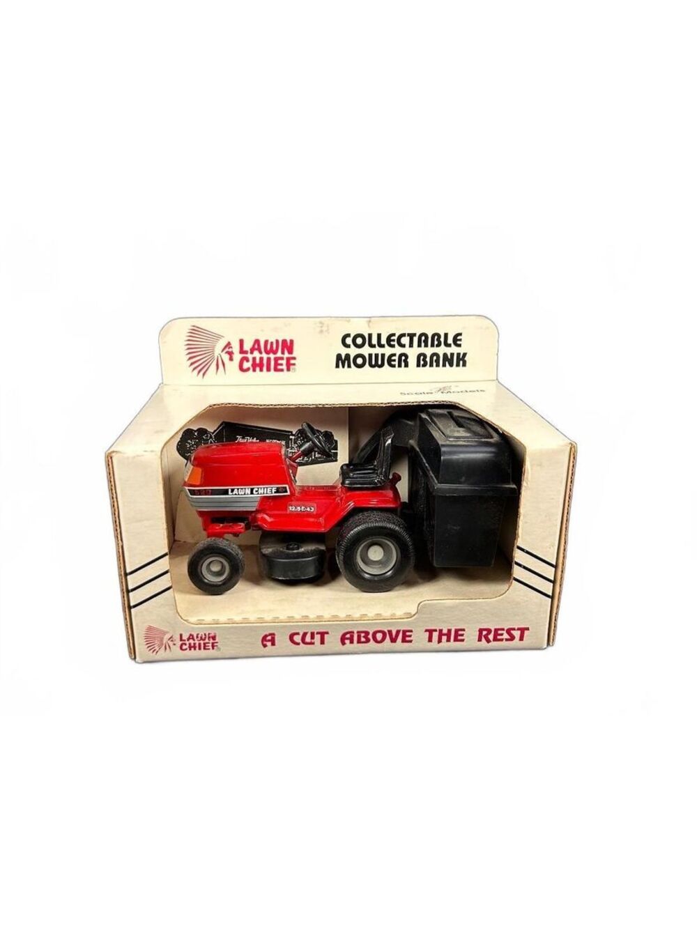 Scale Models Lawn Chief Collectable Riding Mower Bank 1:16 Diecast - NIB Vintage